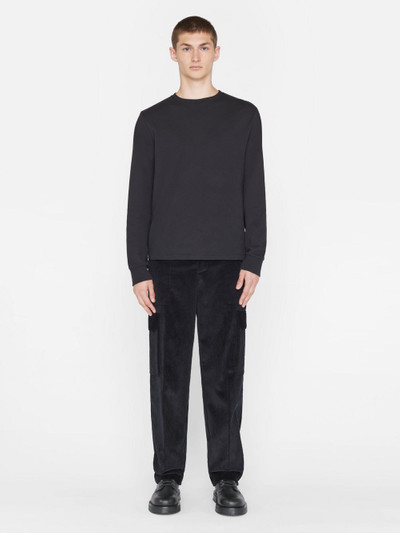 FRAME Wide Wale Corduroy Cargo Pants in Noir outlook