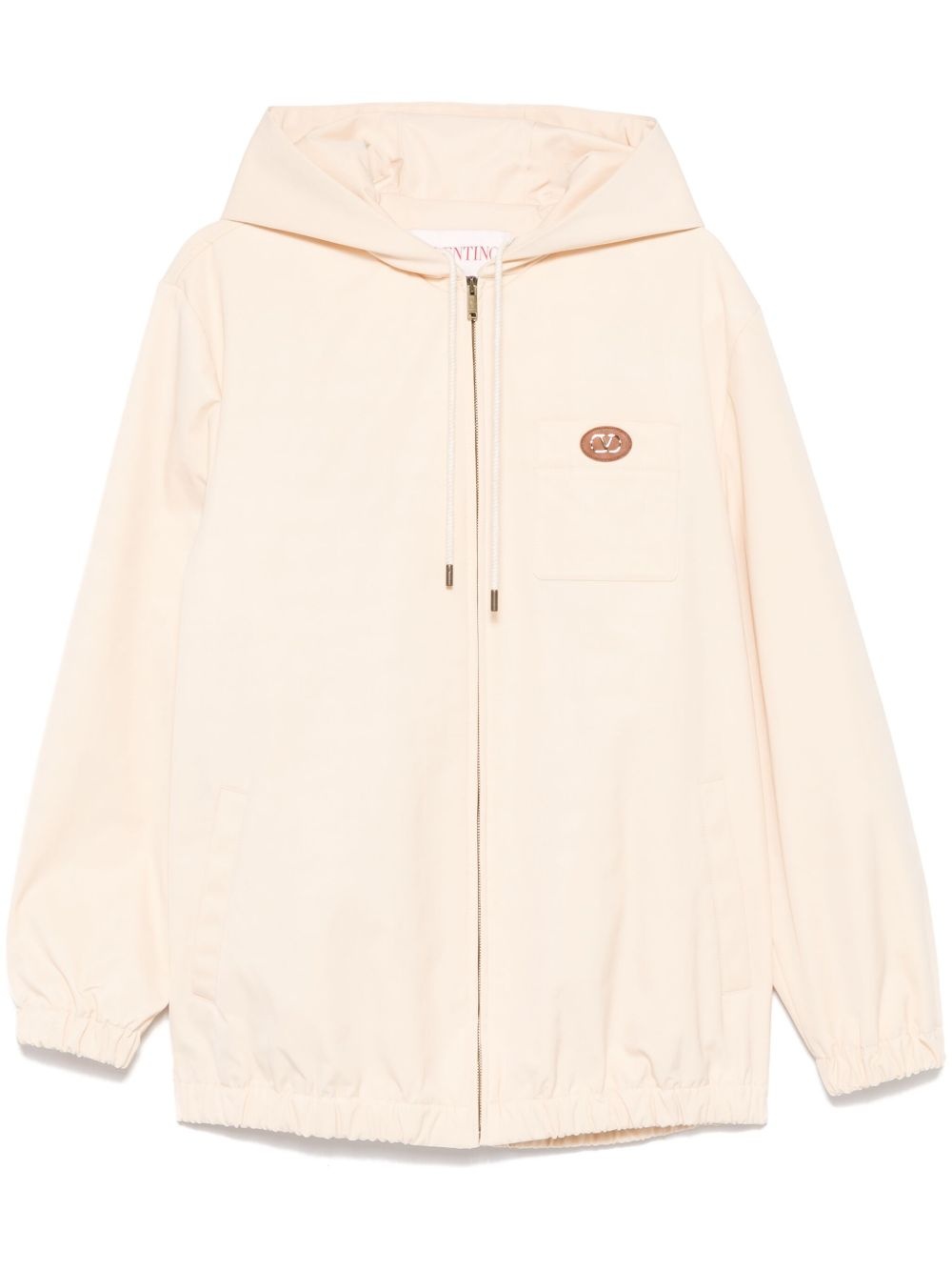 VLogo Signature hooded jacket - 1