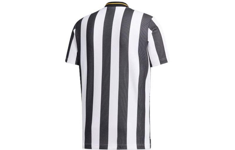 adidas adidas neo adidas Yellow Sports Short Sleeve Black White GL7215 outlook