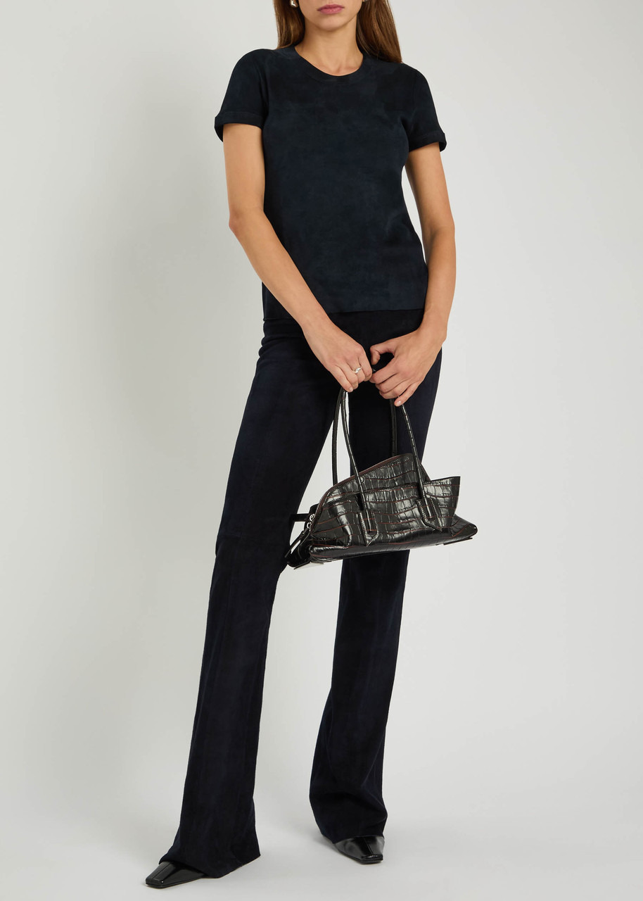 Stouls 05 Stretch-suede T-shirt - 4