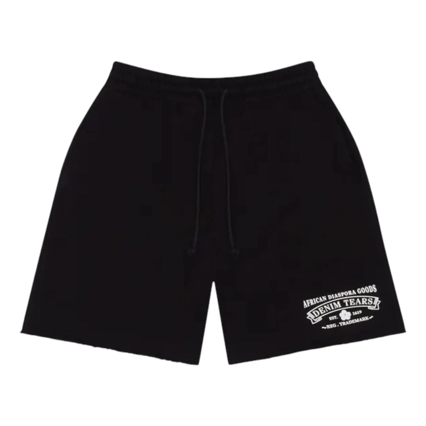 Denim Tears ADG Sweat Shorts 'Black' SS25BRS0022 - 1