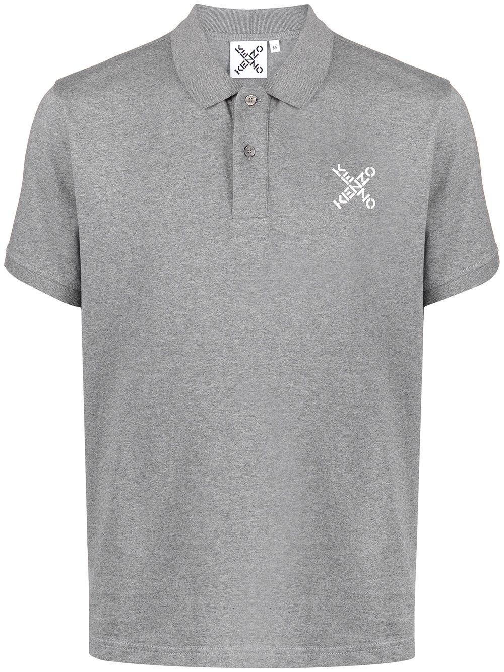 logo-print polo shirt - 1