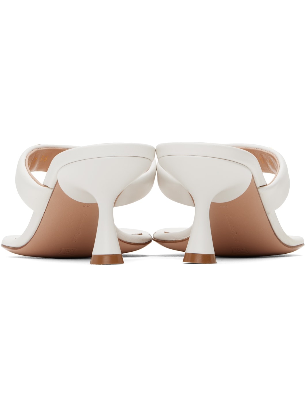 White Ascent Thong 55 Heeled Sandals - 2
