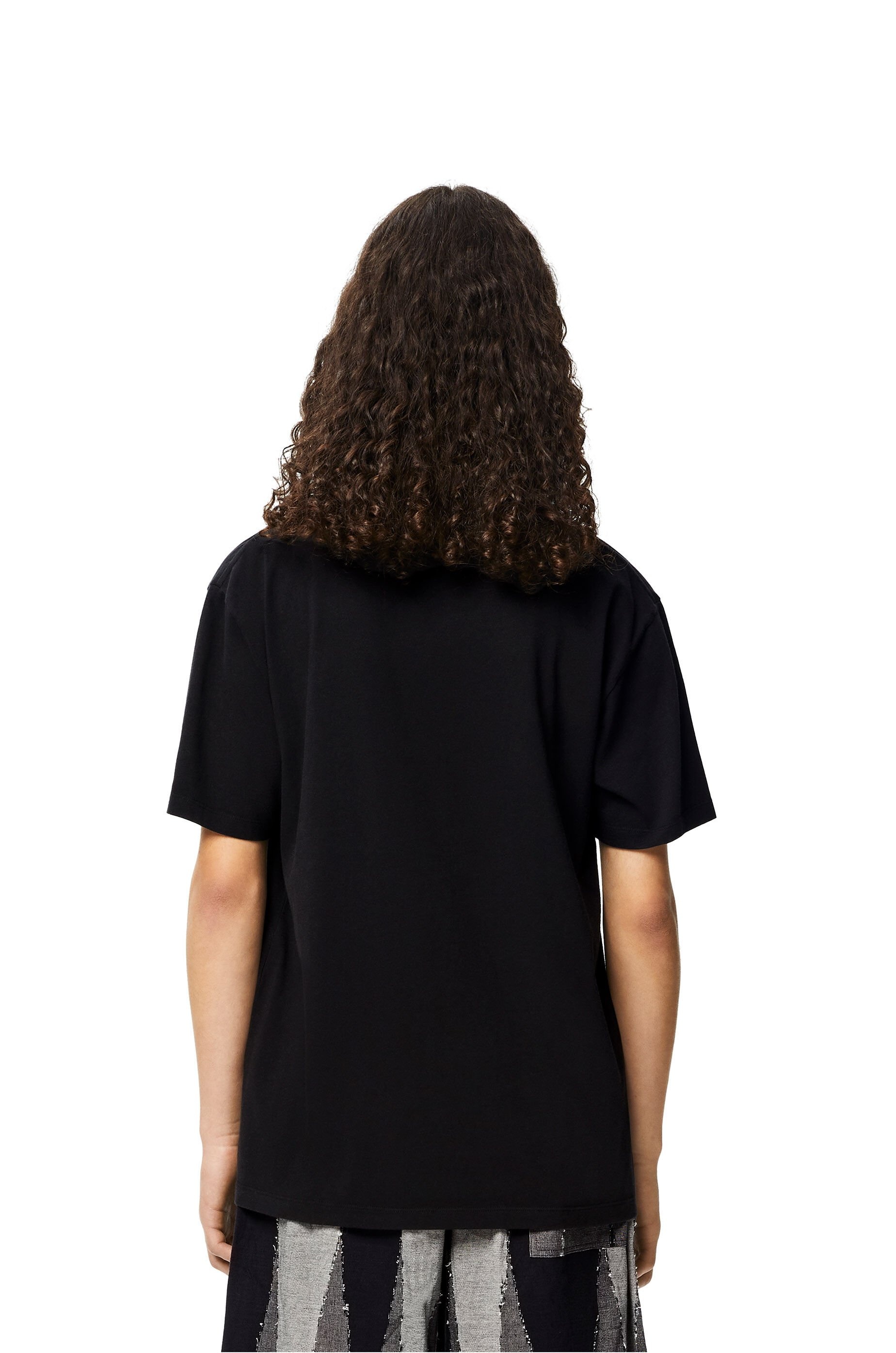 Portrait print T-shirt in cotton - 4