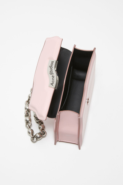 Acne Studios Distortion wavy mini bag - Pastel pink outlook