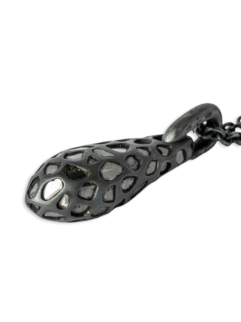 Parts of Four Chrysalis pendant necklace outlook