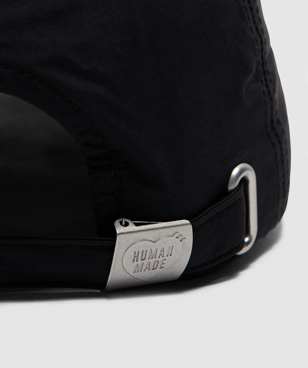 6 panel heart nylon cap - 4