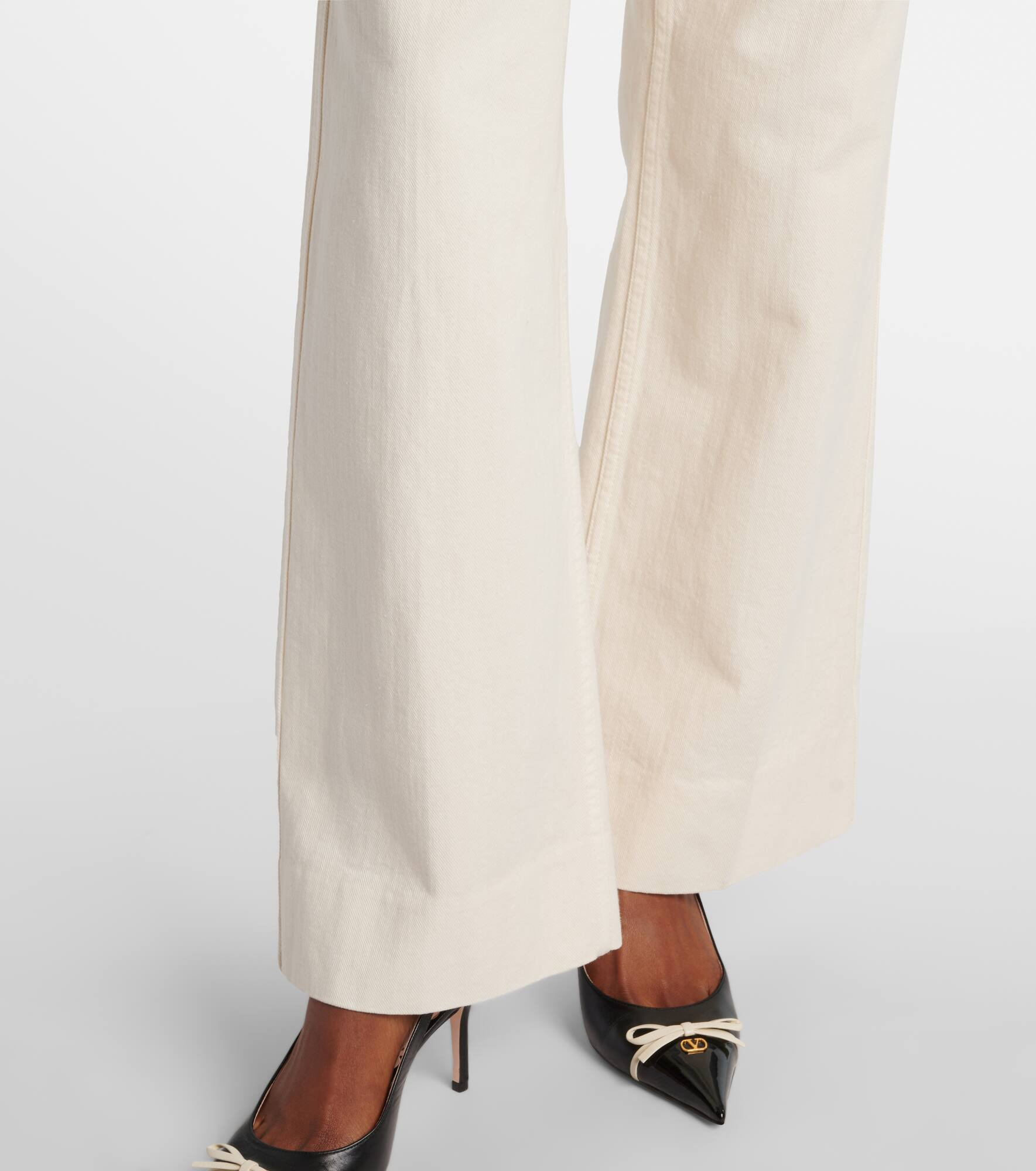 VGold mid-rise wide-leg jeans - 5