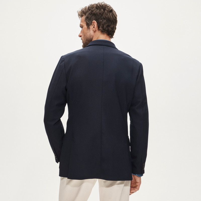 Blazer in Italian fresco wool 5