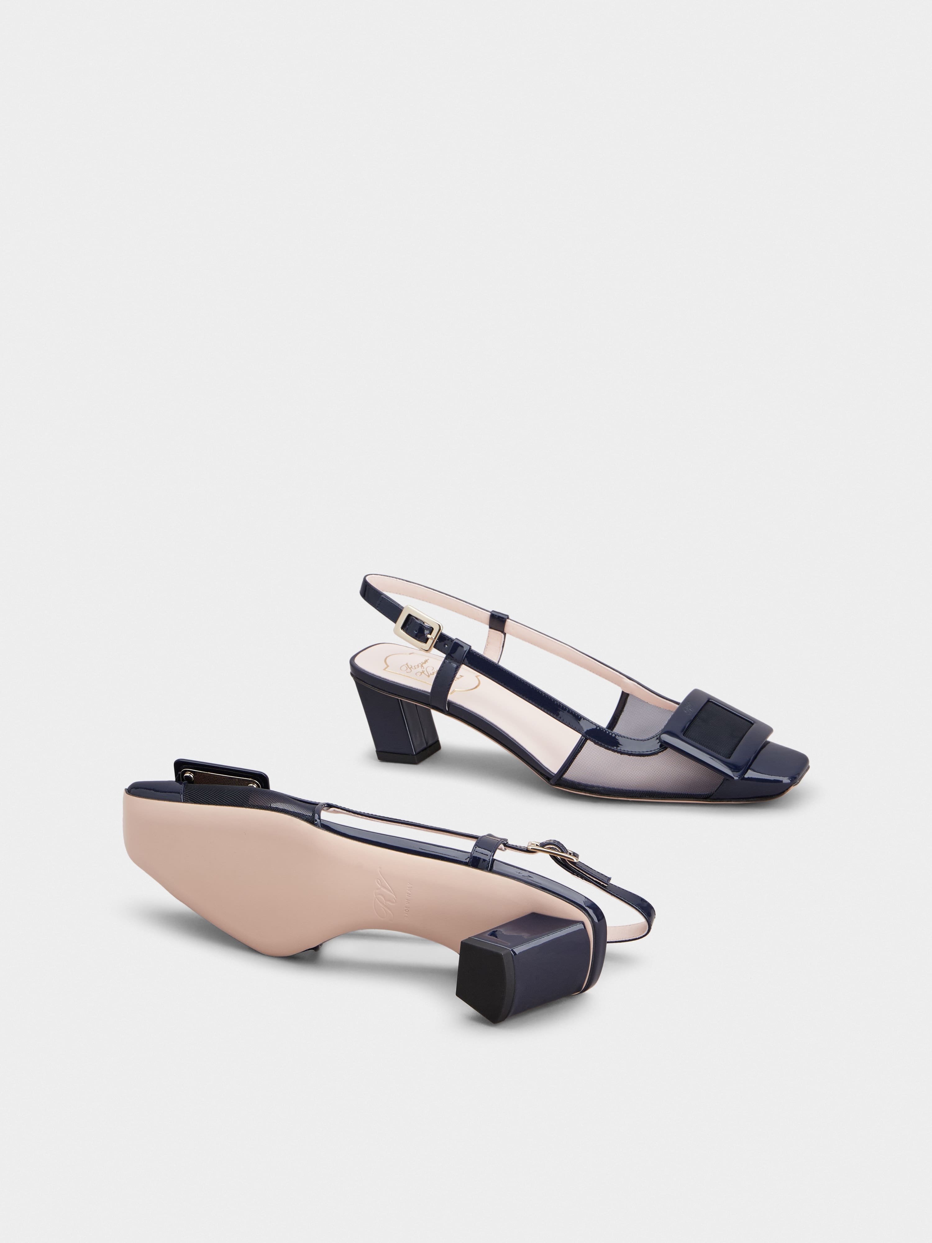 Belle Vivier Slingback Pumps in patent leather - 6