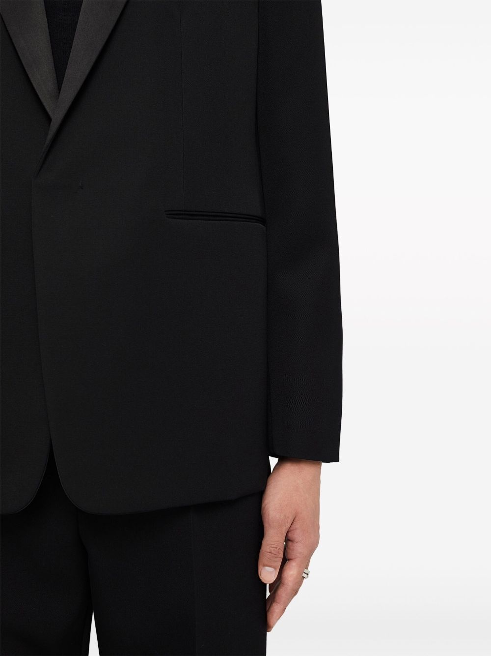 single-breasted wool suit - 5