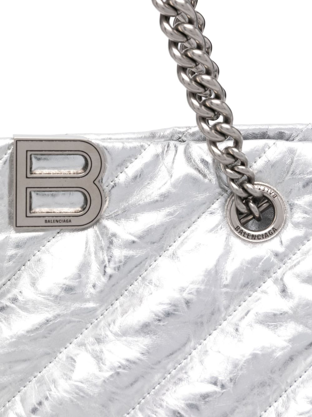 large Crush metallic tote bag - 4