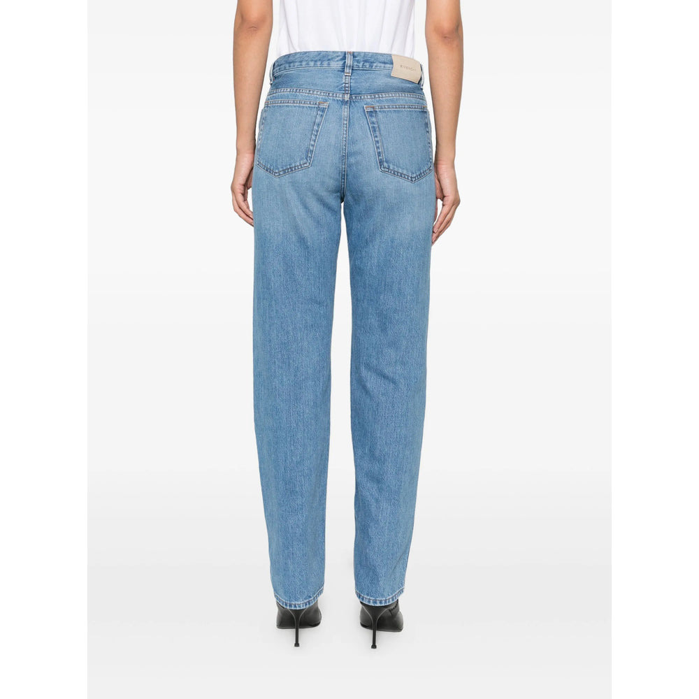 Givenchy Blue Denim - Straight-Leg Jeans Women - 2