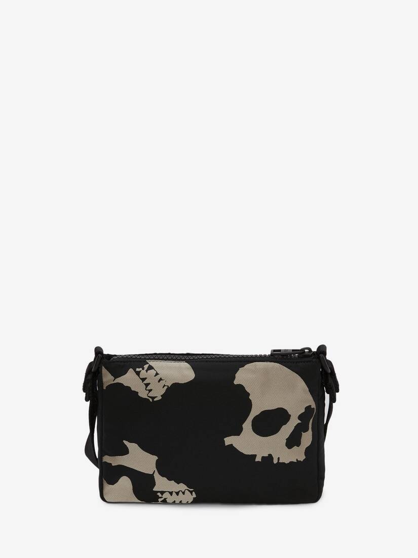 Camouflage Skull Phone Bag in Black/off White - 3