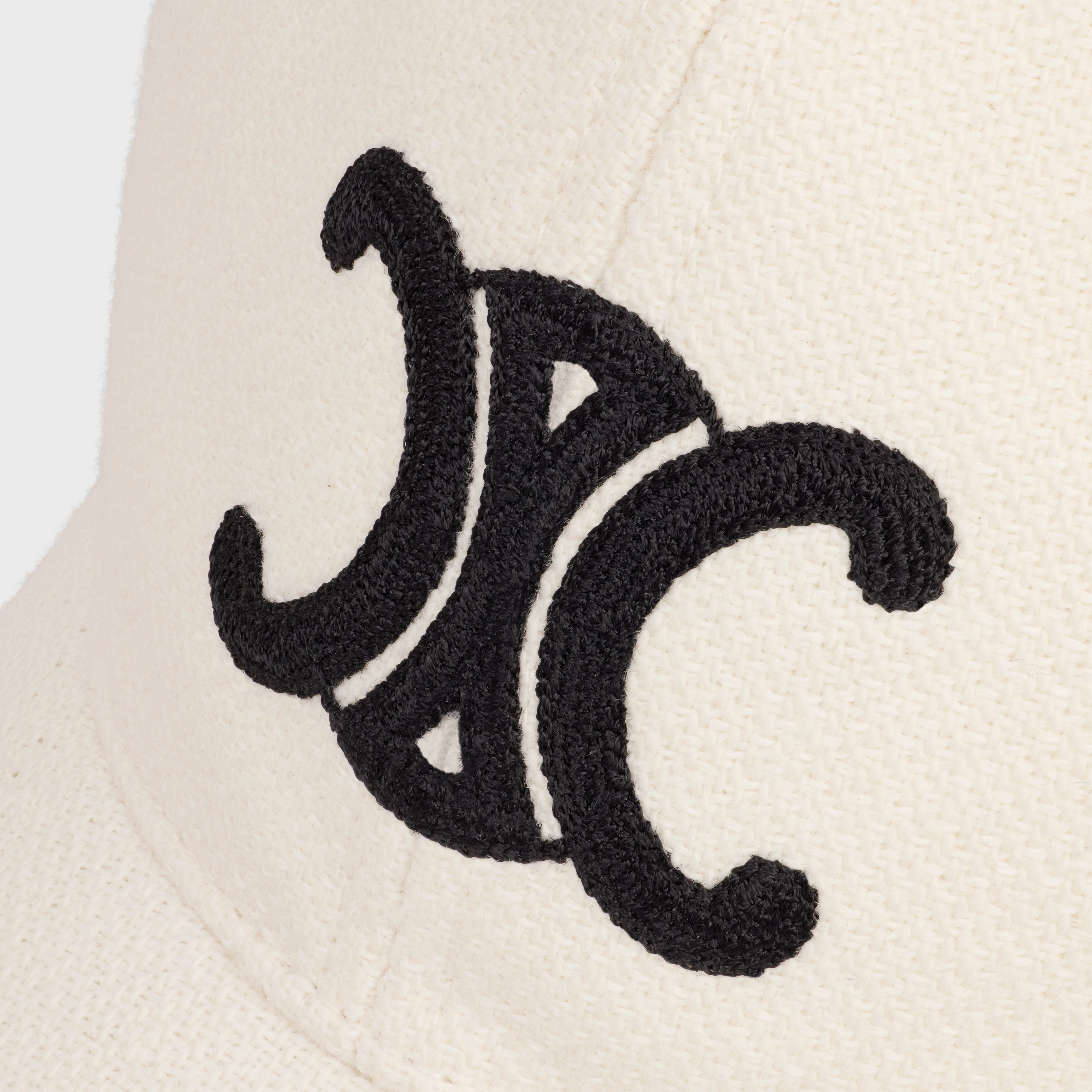 triomphe baseball cap in wool - 5