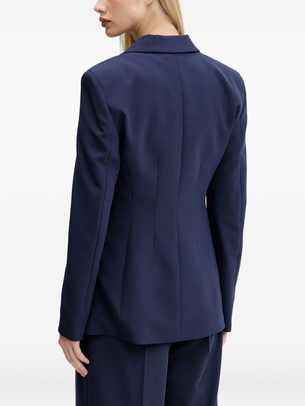 single-breasted structured blazer - 3