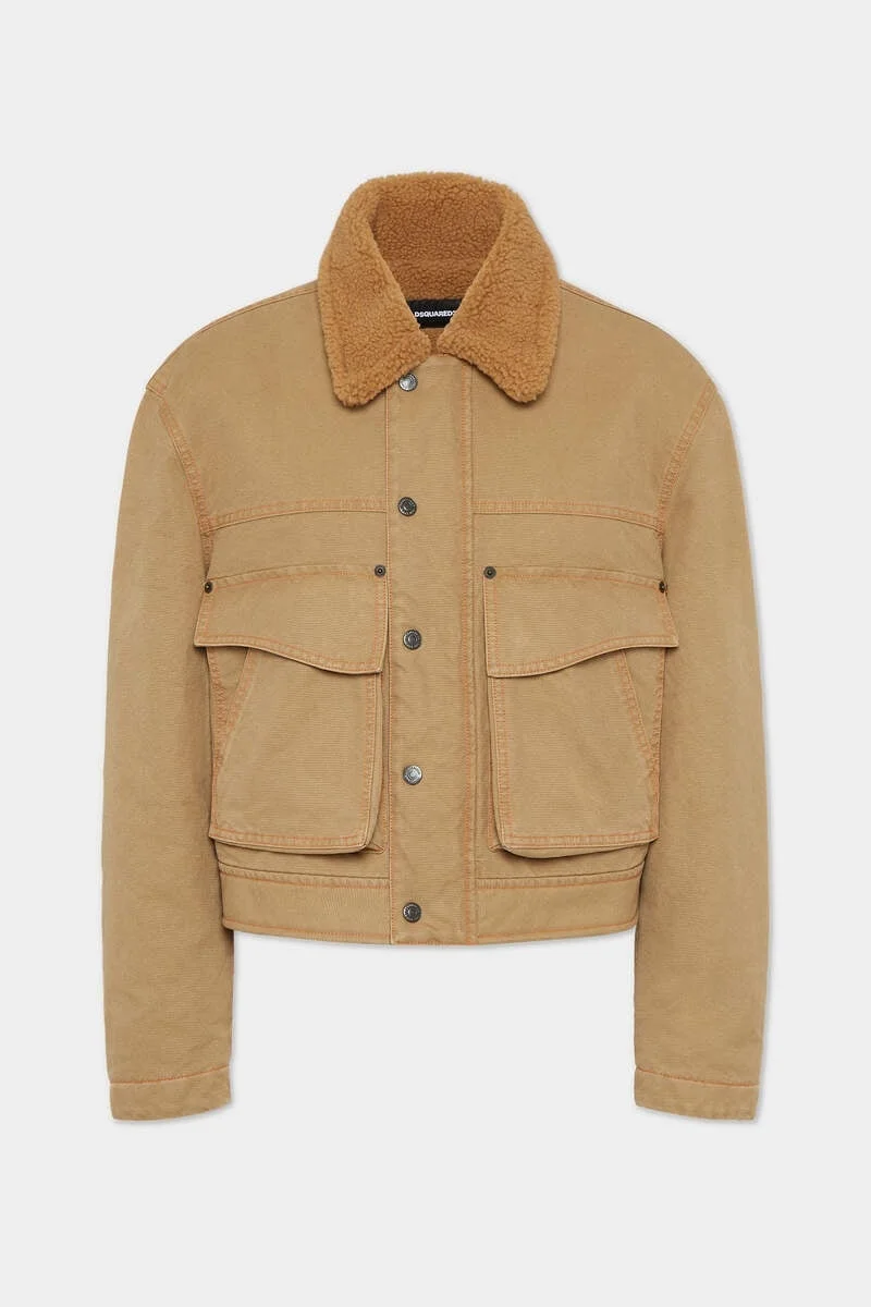 ICON STONE WASH AVIATOR JACKET - 1