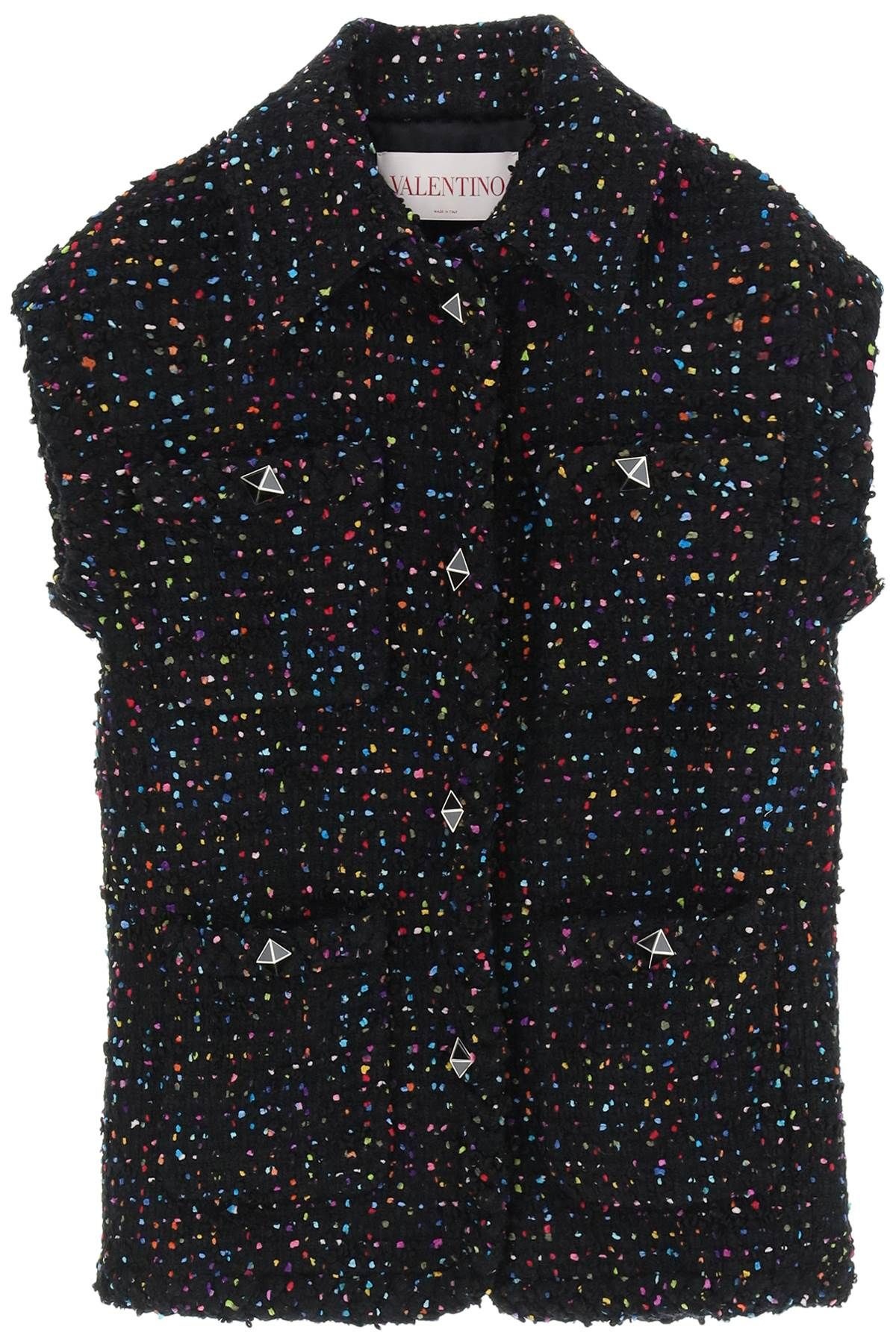 TWEED POIS VEST - 1