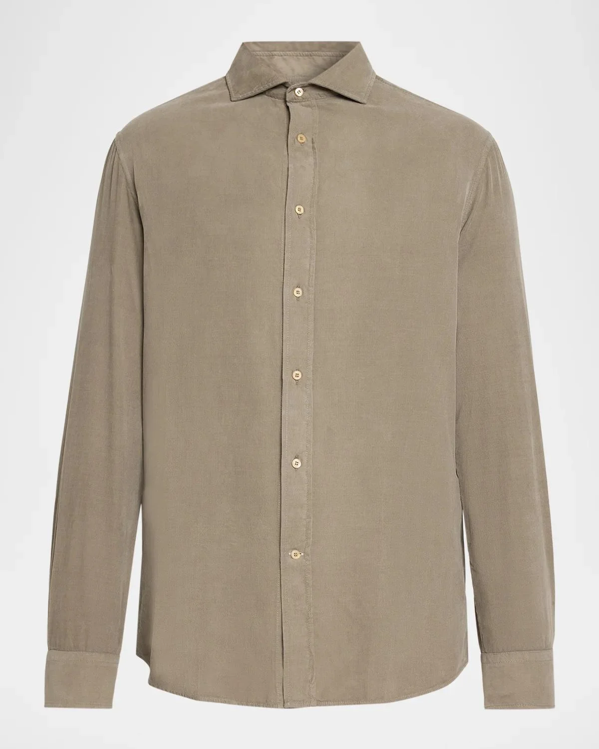 Men's Corduroy Button-Front Shirt - 1