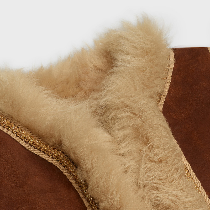 AFGHAN WAISTCOAT IN SHEEPSKIN 3