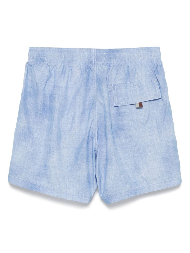 Canali drawstring swim shorts outlook