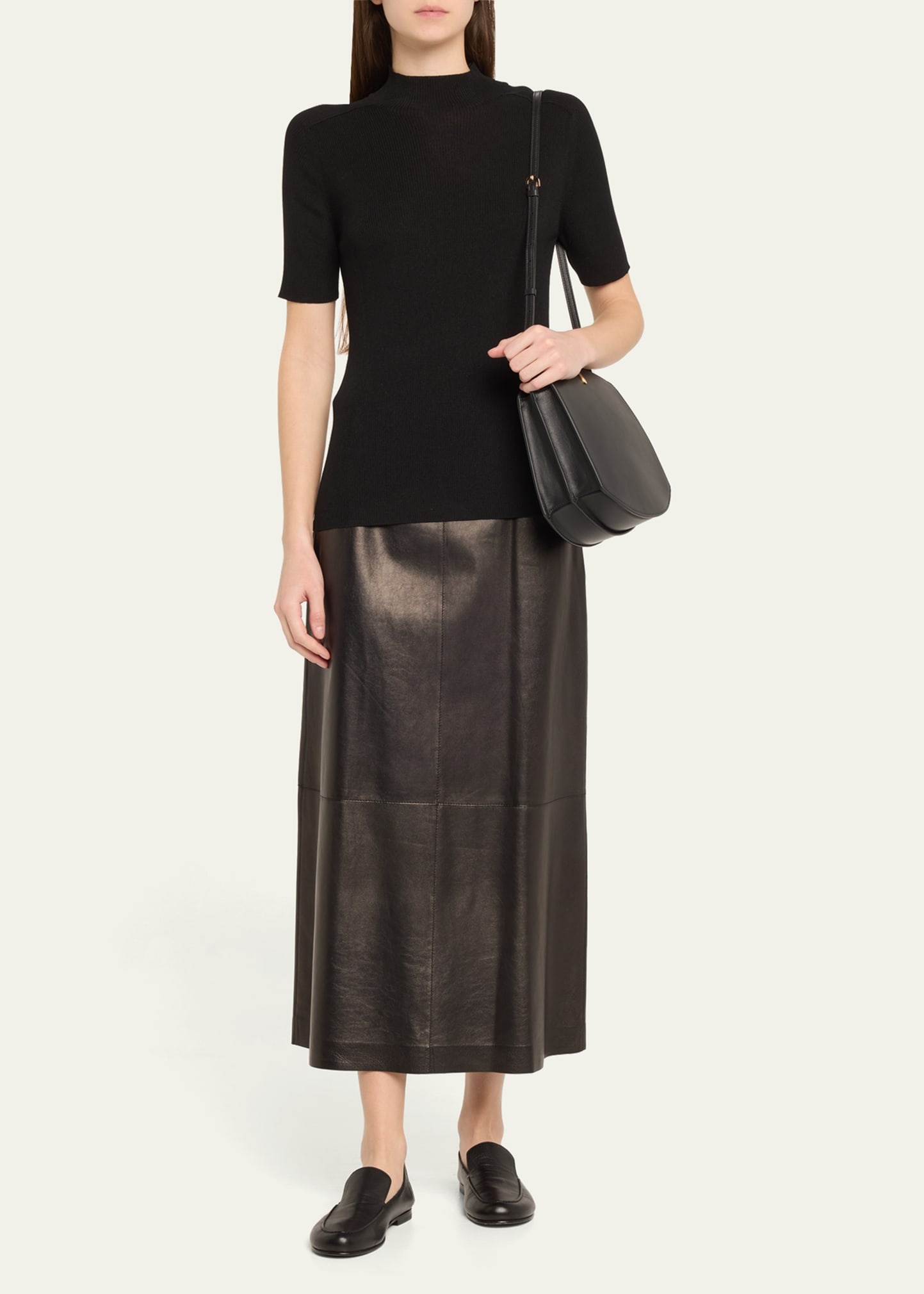 The Florence Calf Leather Crossbody Bag - 4