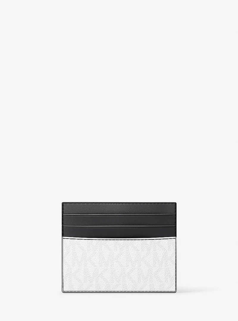 Cooper Striped Signature Logo Card Case 3