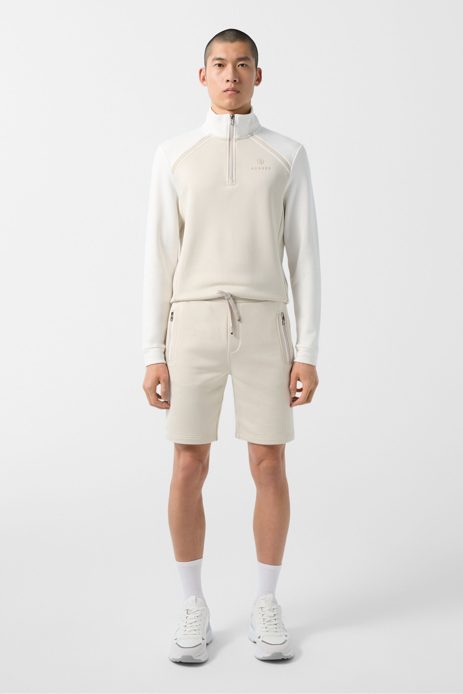 Loys sweatshorts in Sand - 4