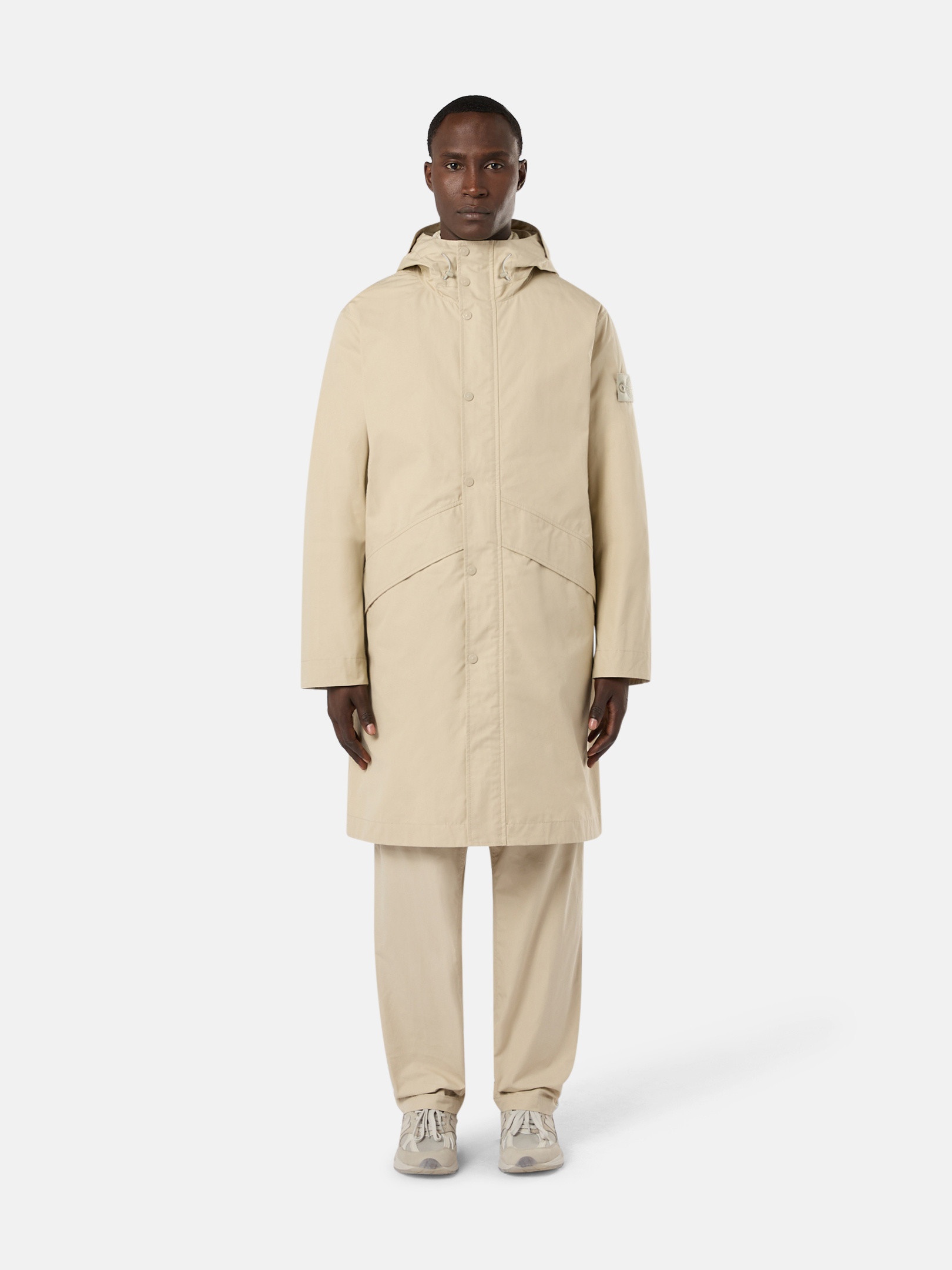 711F1 WEATHERPROOF COTTON CANVAS_STONE ISLAND GHOST - 2