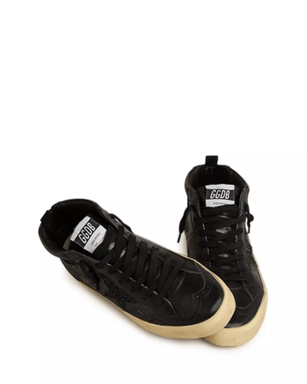Women's Glitter Star Mid Top Sneakers - 2