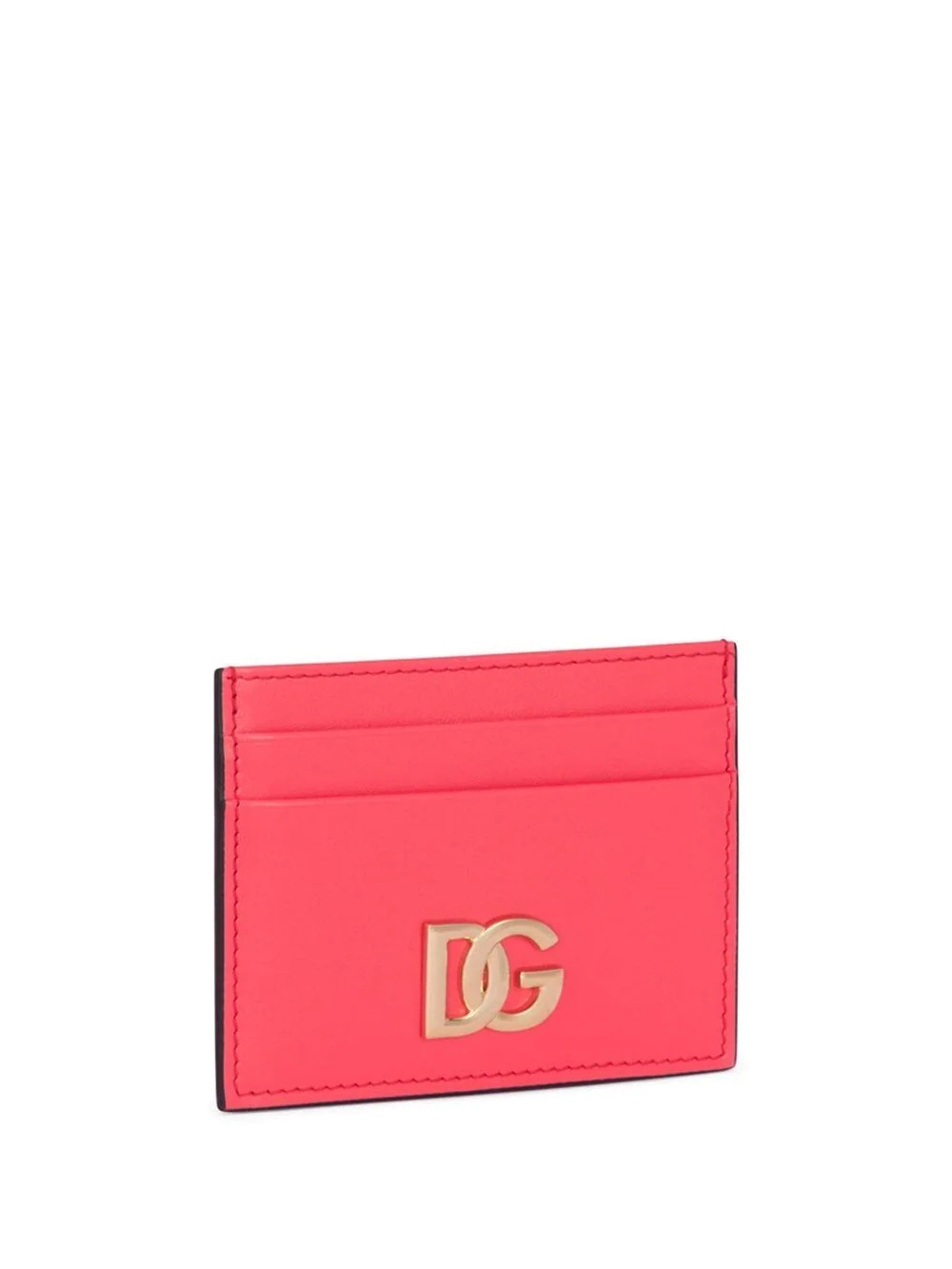 DG logo leather cardholder - 3