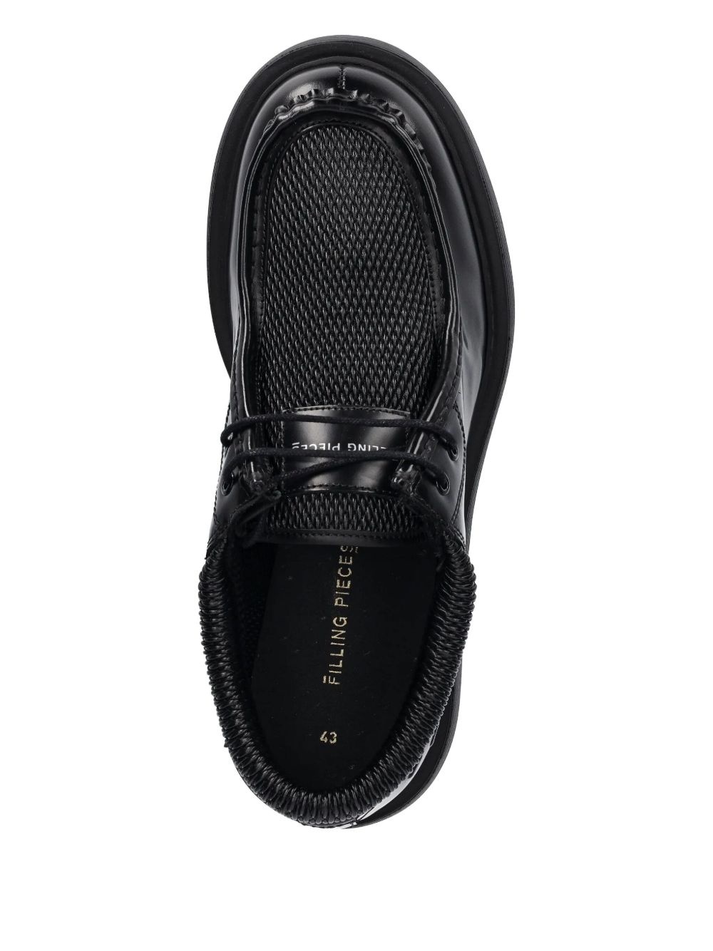 leather derby shoes - 4