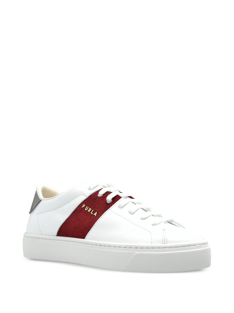 FURLA Enjoy low-top leather sneakers outlook