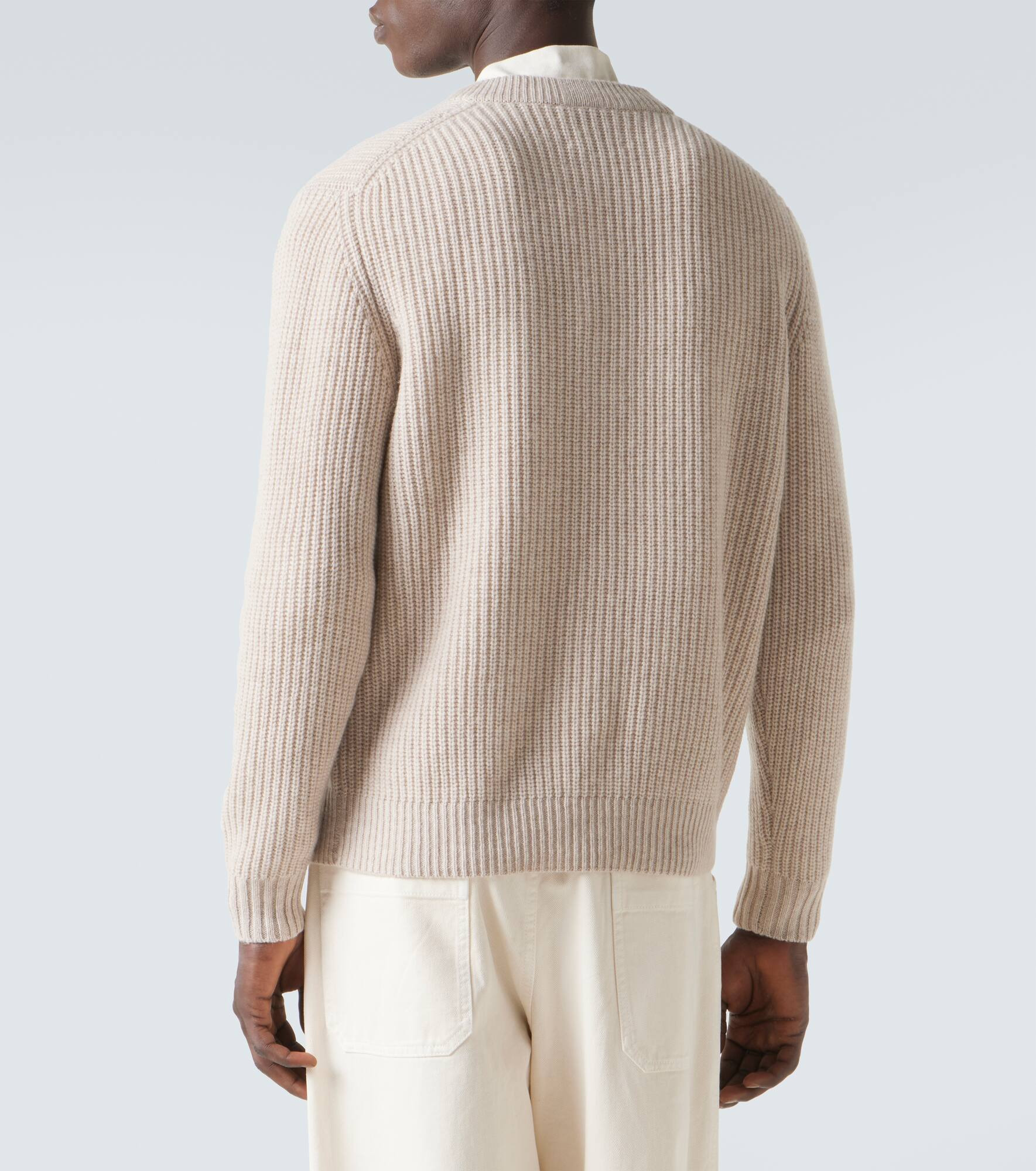Wool and cashmere sweater - 4
