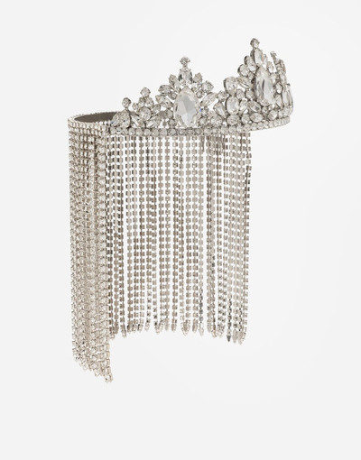 Dolce & Gabbana Rhinestone diadem with fringing outlook