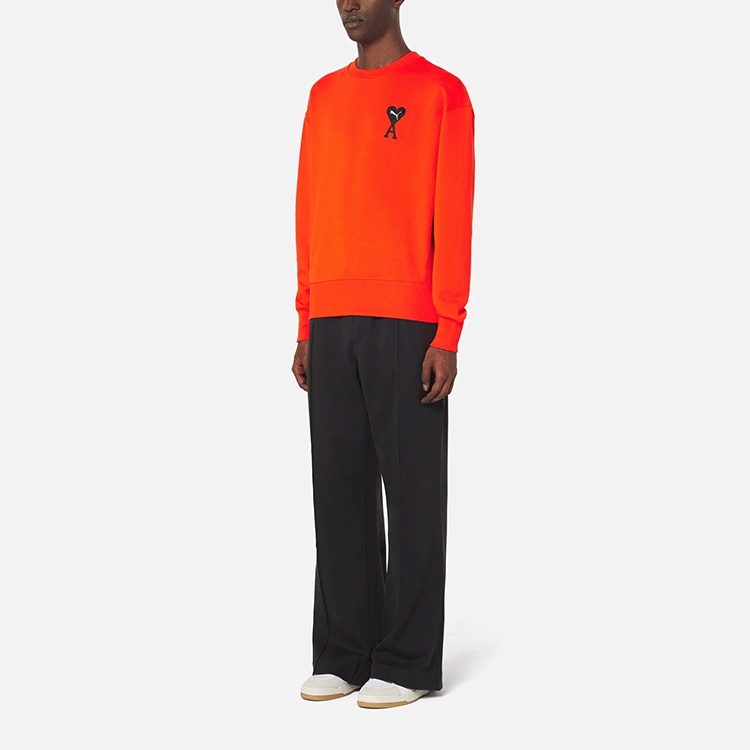 (WMNS) PUMA X AMI Sweatshirt 'Orange' 534111-95 - 2