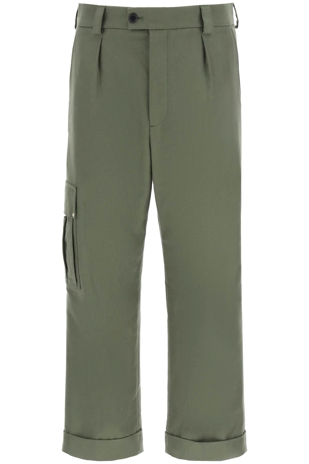 CROPPED CARGO TROUSERS - 1