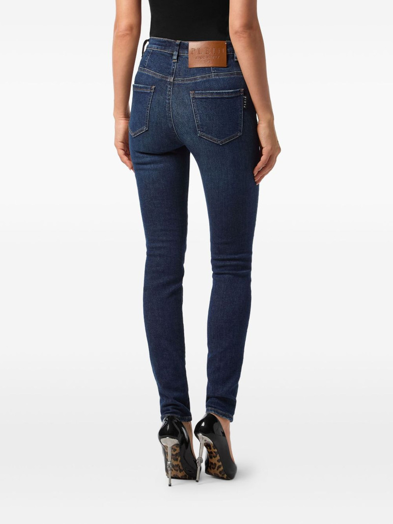 logo-plaque jeans 3
