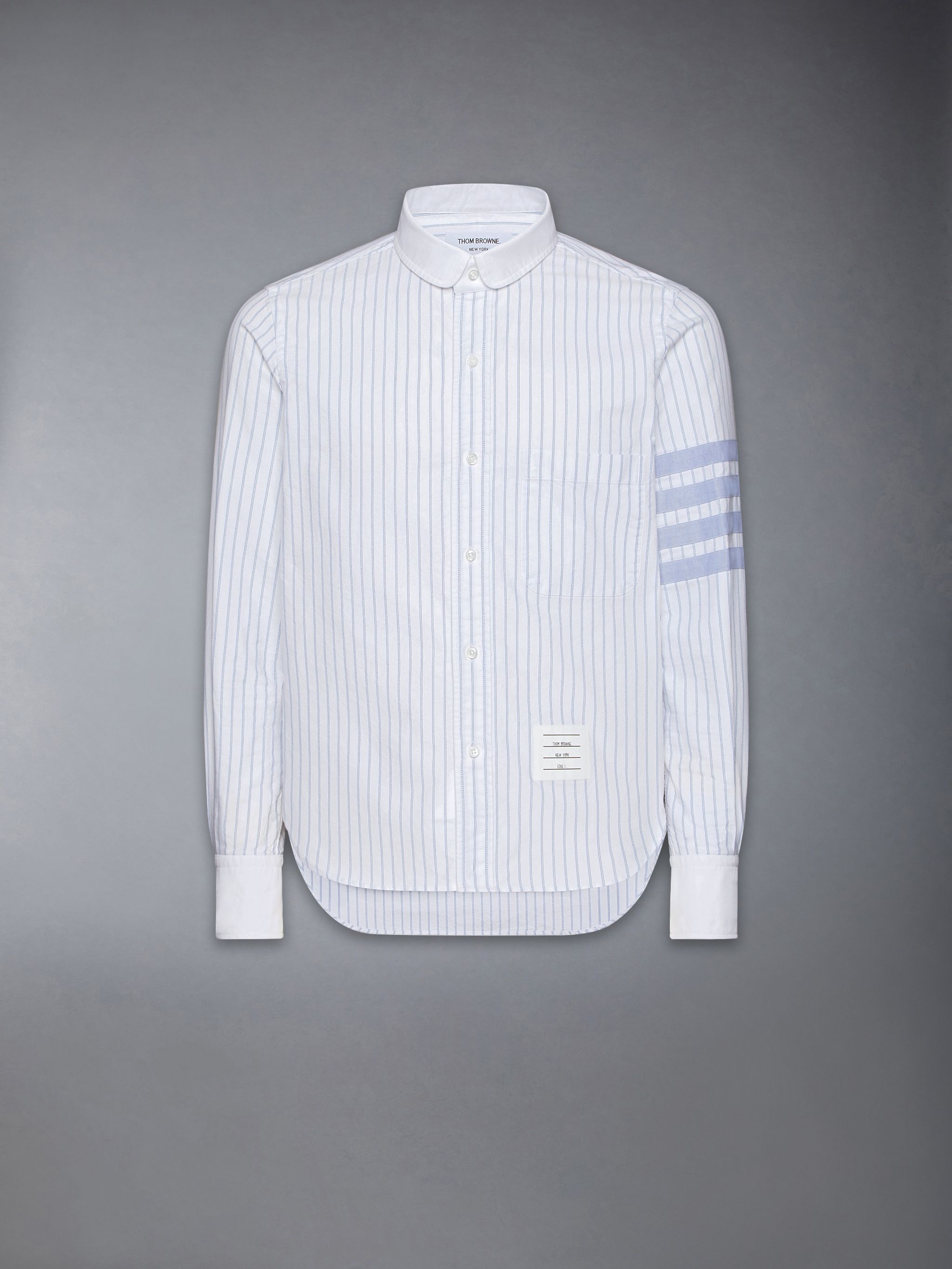 Oxford 4-Bar Shadow Pinstripe Shirt - 7