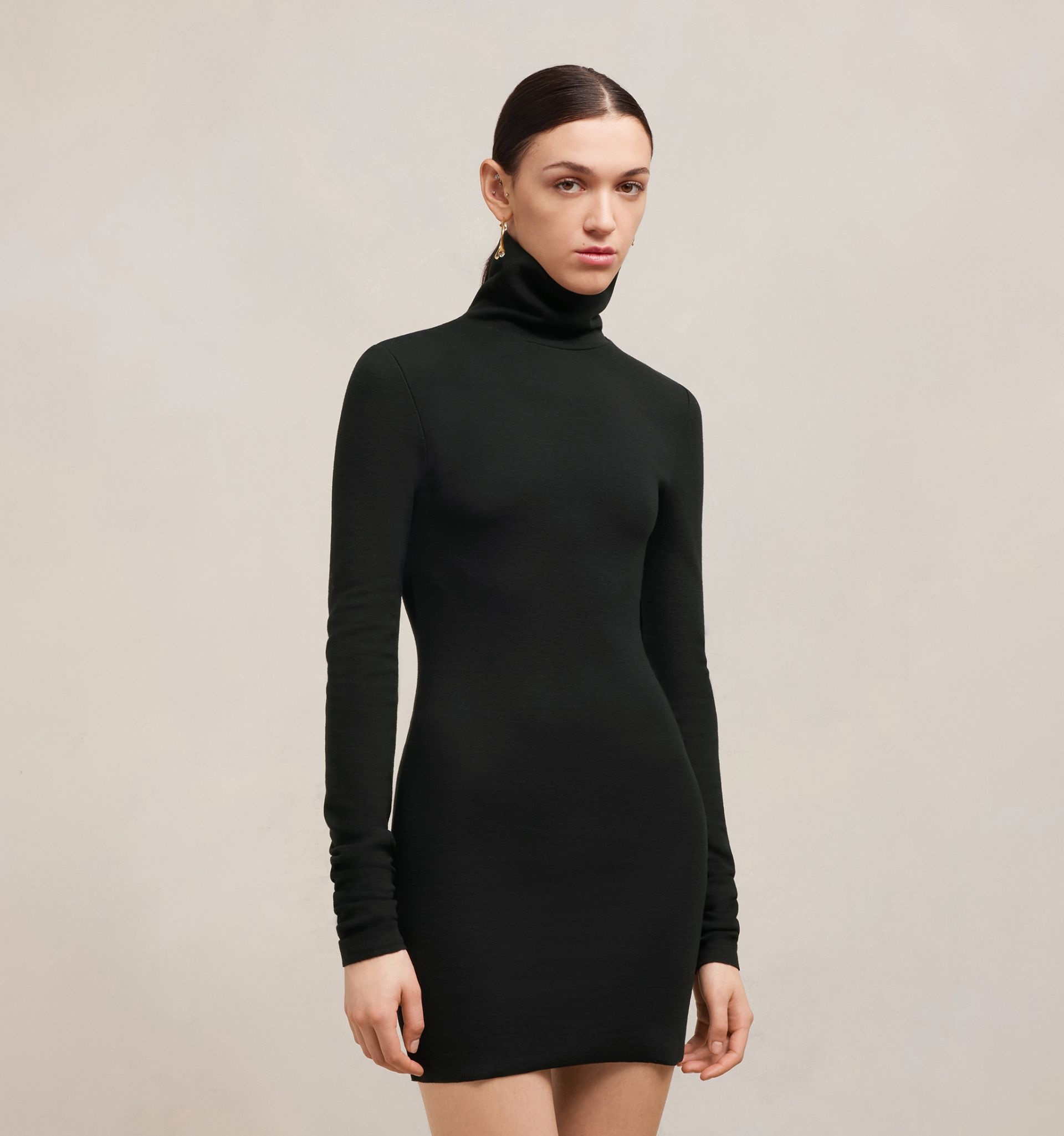 Turtleneck Mini Dress - 6