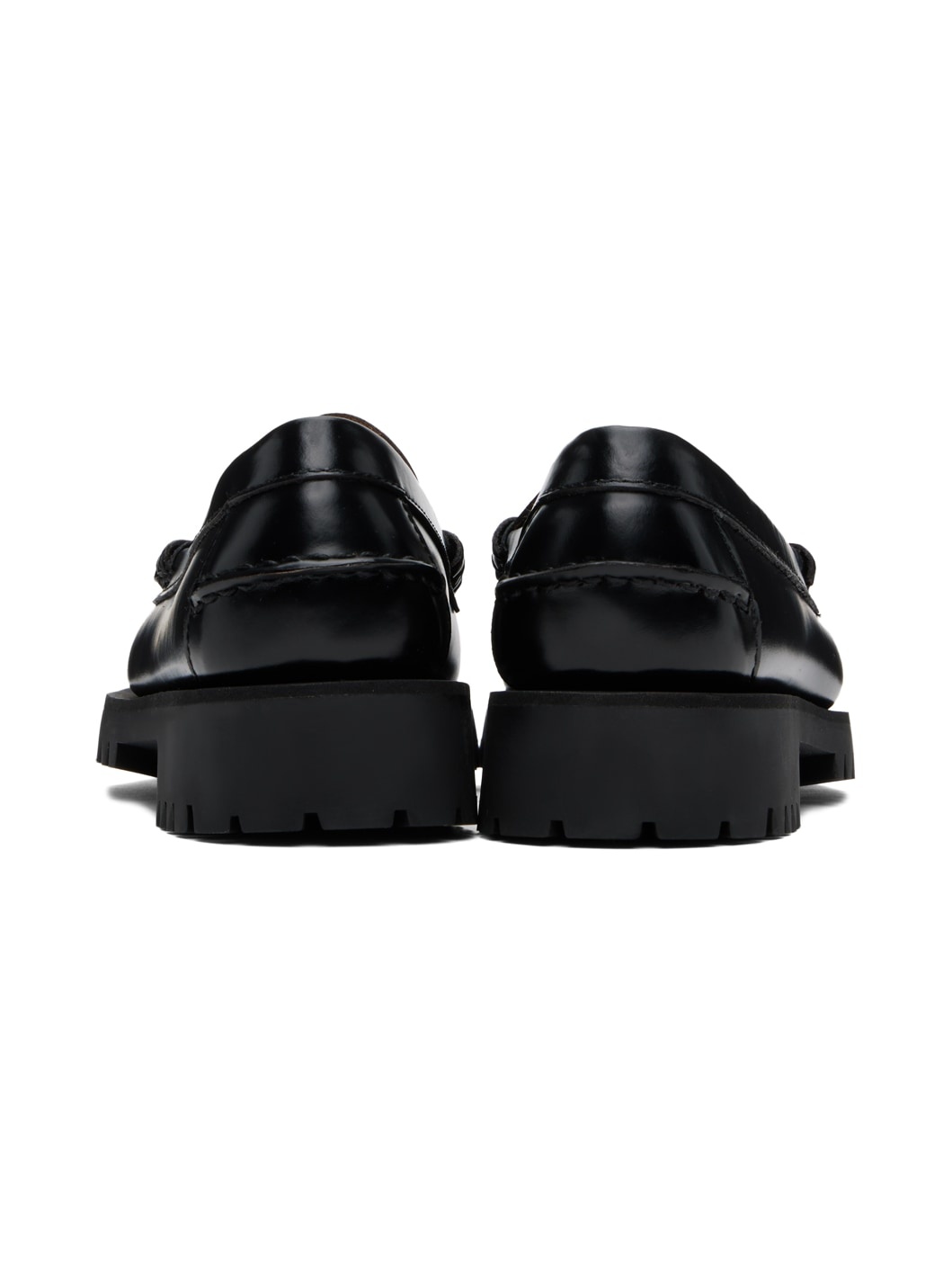 Black Dan Lug Loafers - 2