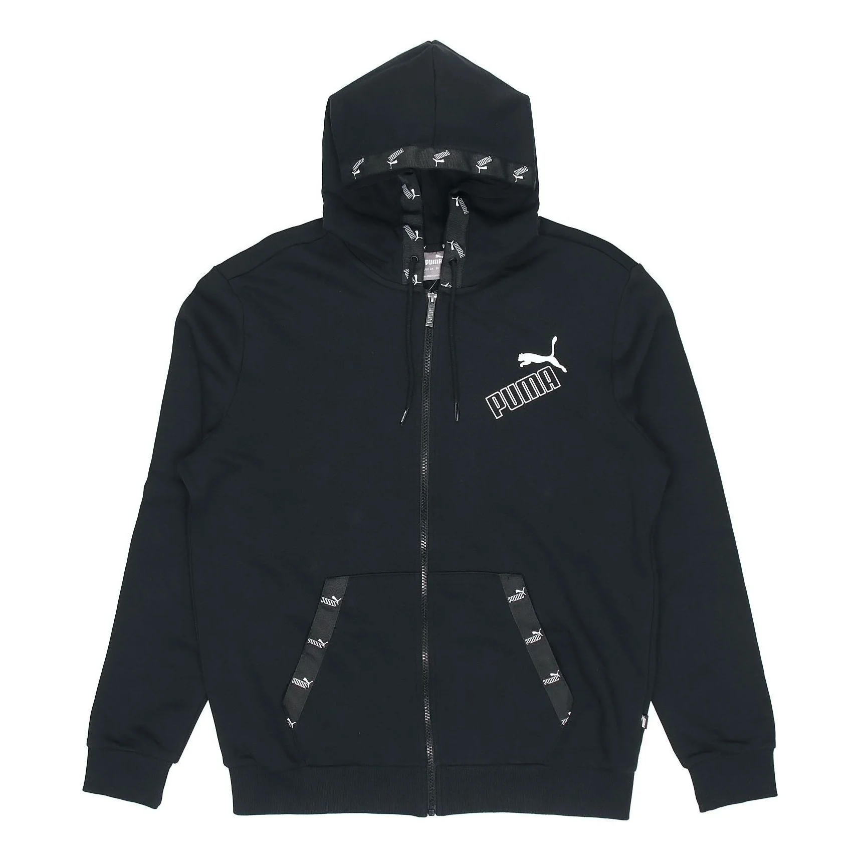 PUMA Sports Casual Hooded Windbreaker Black 583524-01 - 1