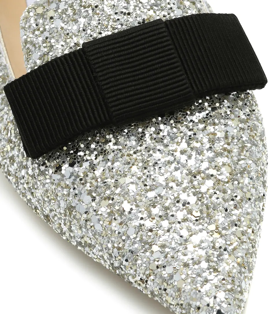 Gala glitter ballet flats - 6