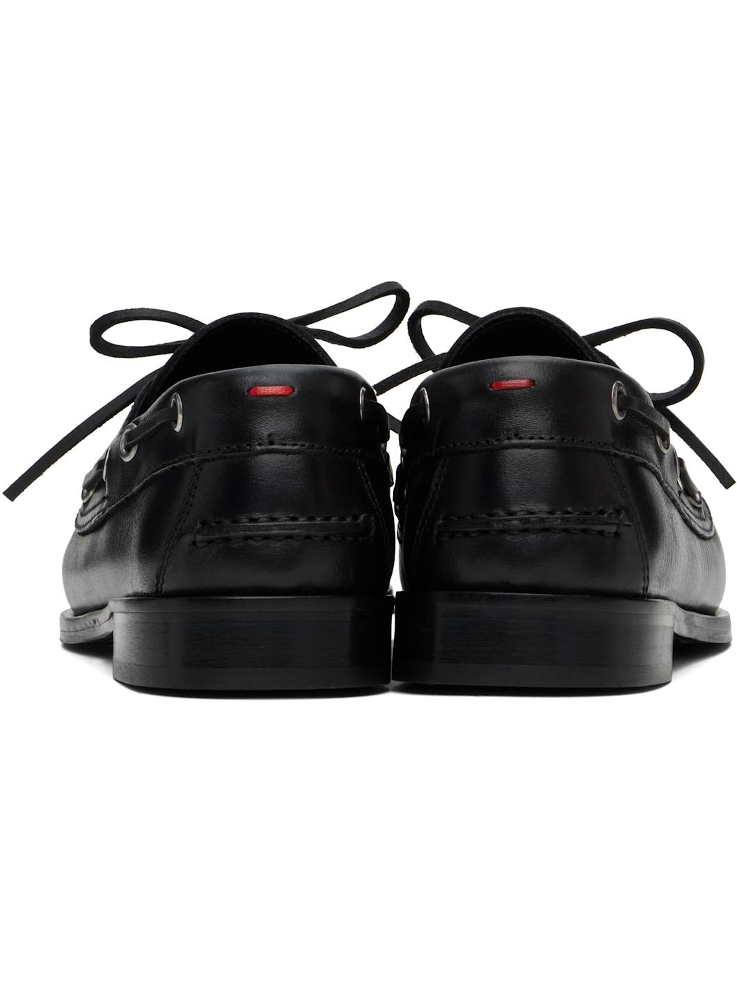 Black Harris Calfskin Loafers - 2