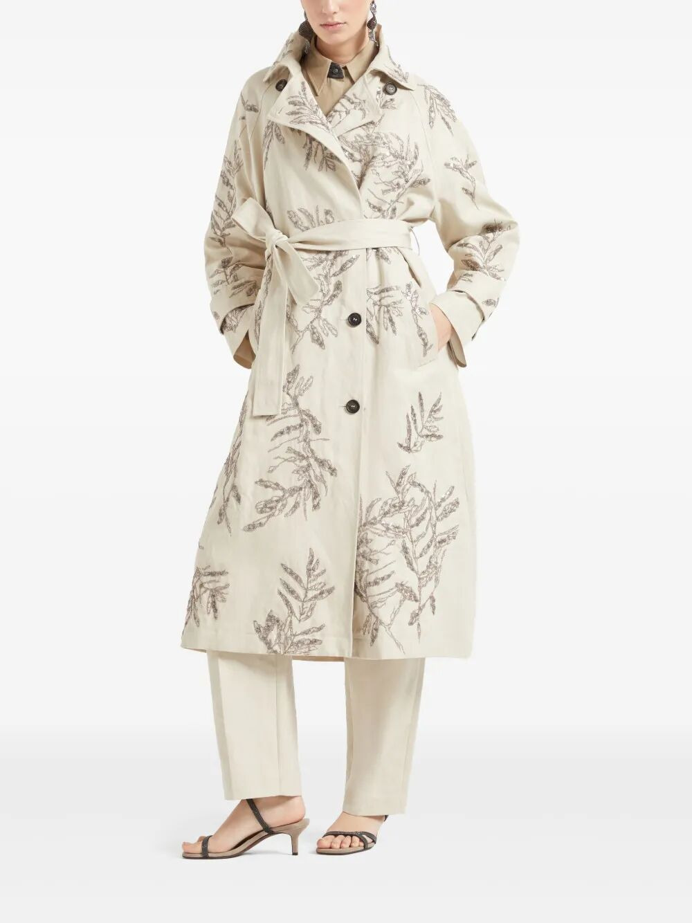 Brunello Cucinelli Women Regular Belt Trousers - 7