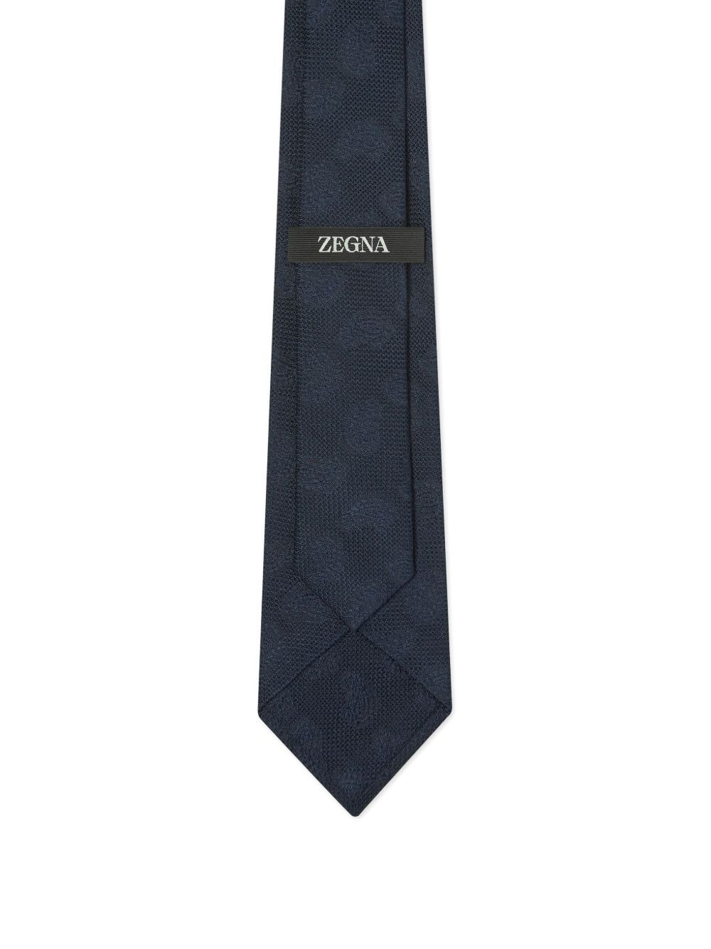 textured-pattern silk tie - 2
