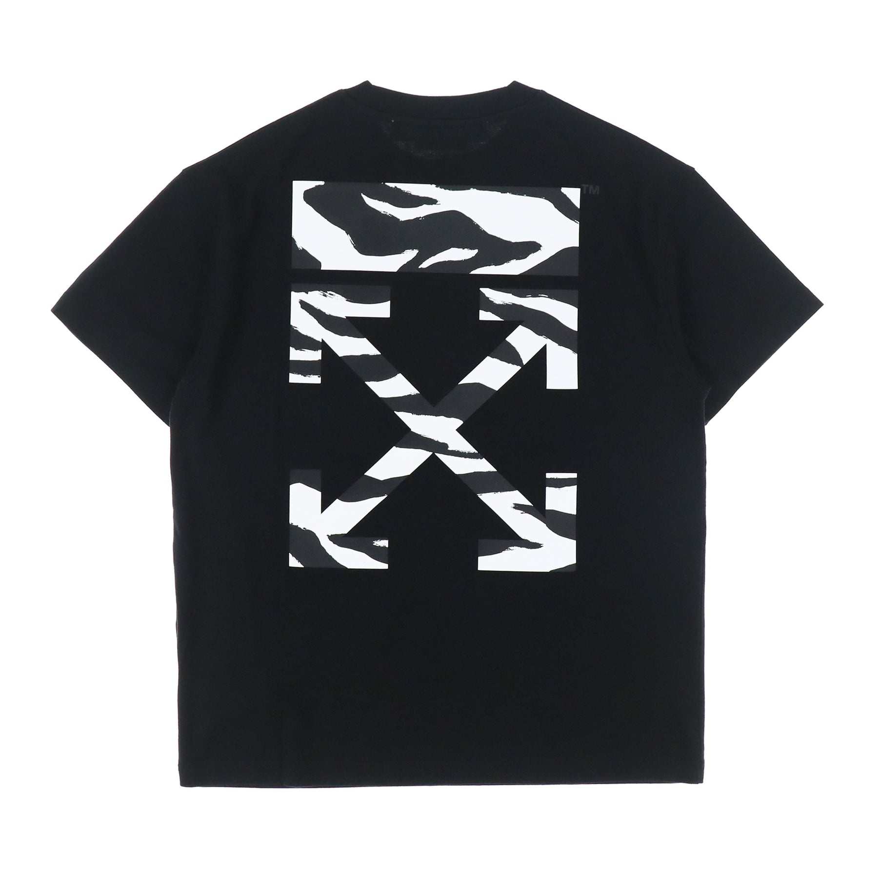 ZEBRA ARROW CASUAL TEE / BLK WHT - 1