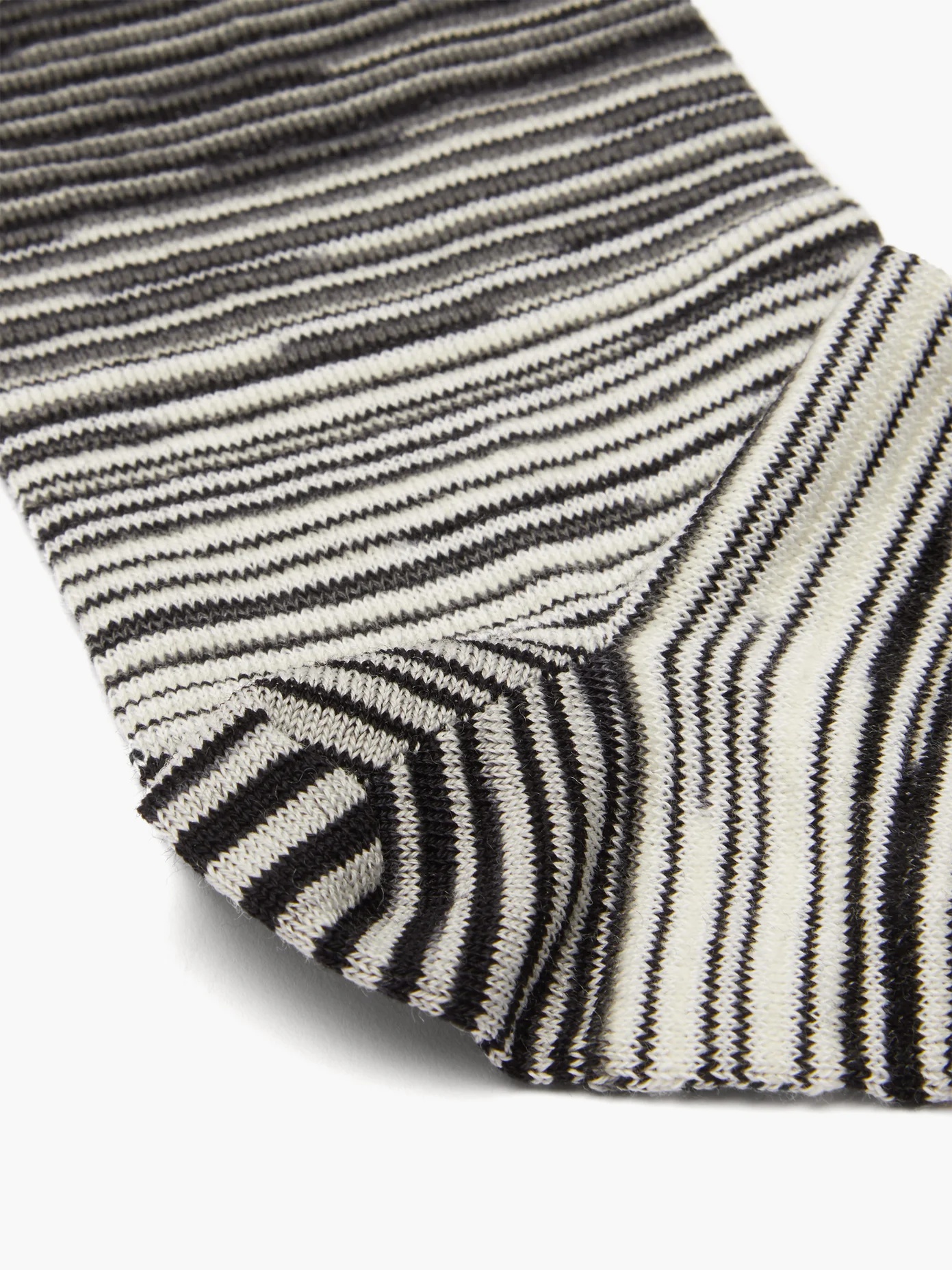 Striped cotton-blend socks - 3