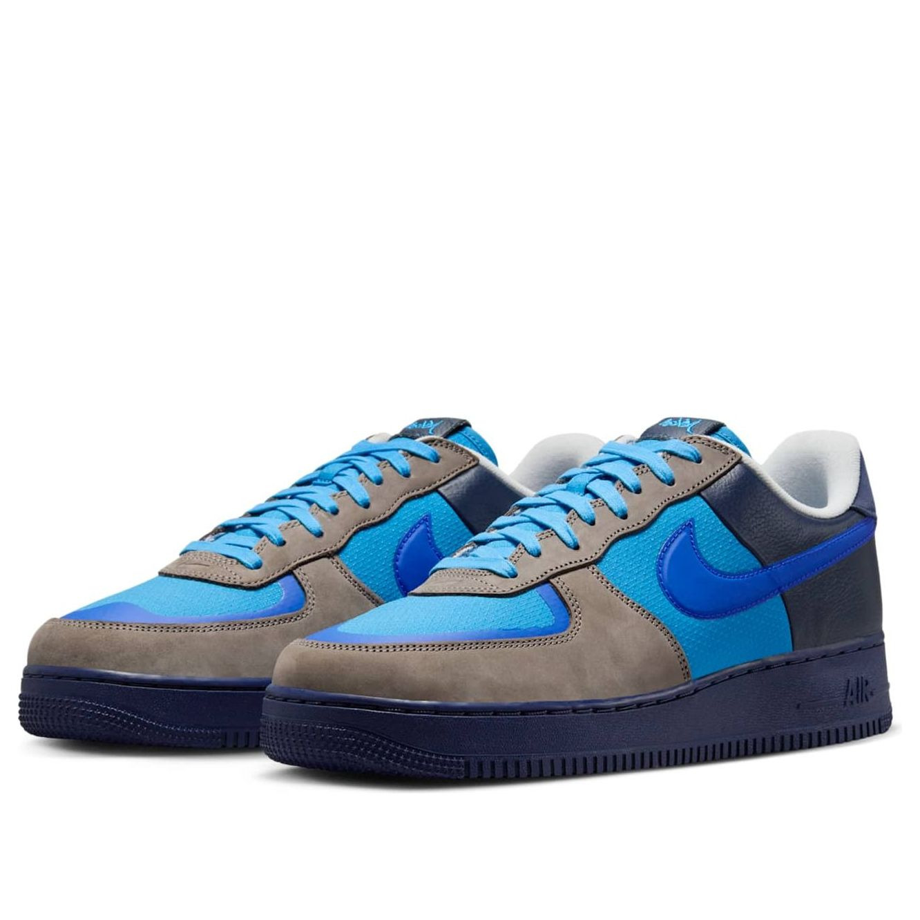 Nike x Stash Air Force 1 Low 'Soft Grey Harbor Blue' HF5516-001 - 4