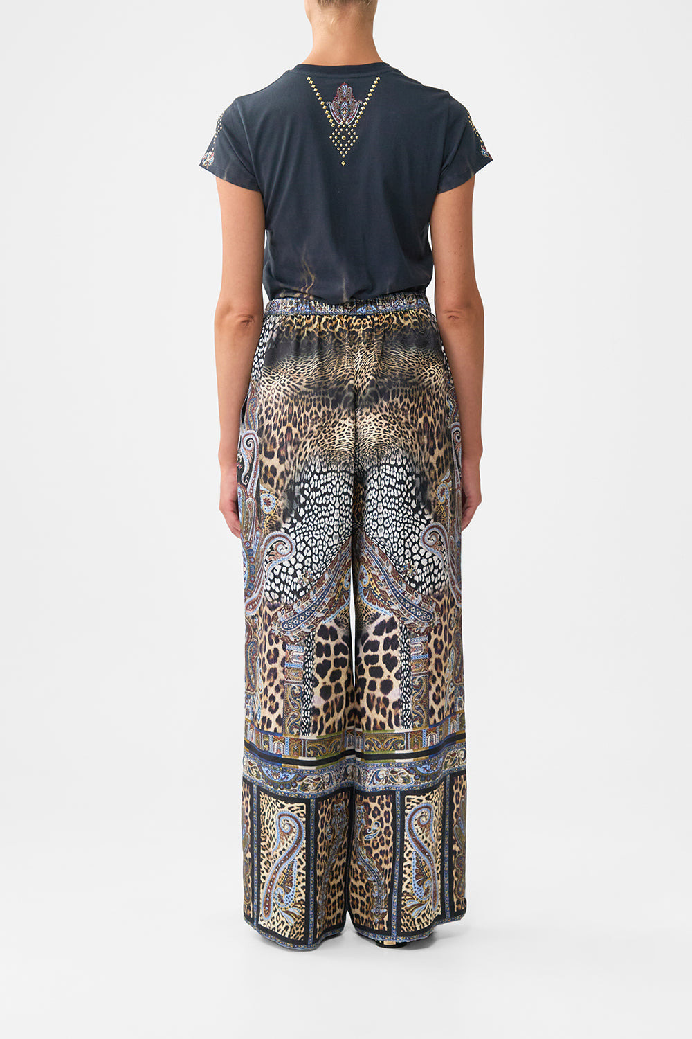 BUTTON FRONT LOUNGE PANT - 3